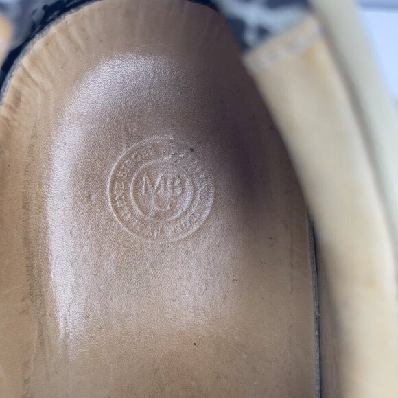 MALENE BIRGER Distressed Tennis Prep Suede Black Cream VSCO Low Rise Sneaker 40 - Picture 11 of 12